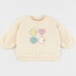 Nico Double Velour Baby Sweatshirt