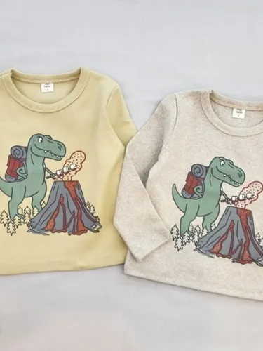 Camping Dino Tee