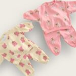 Heart Bear Top Bottom Set