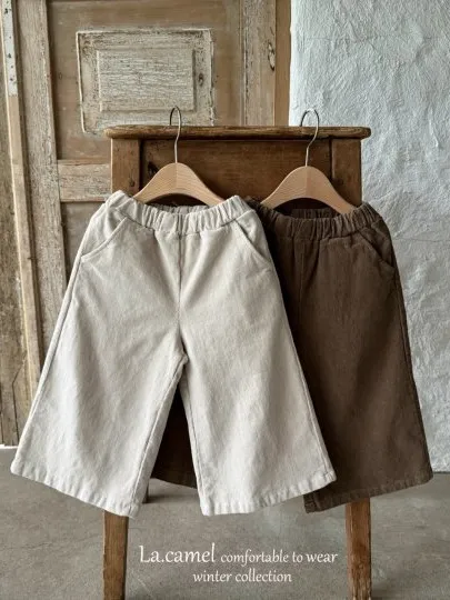 Wide Corduroy Span Pants