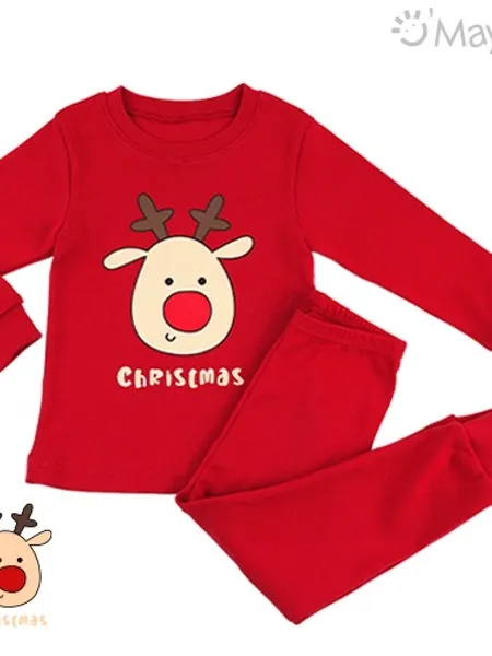 Red Rudolph Pajamas