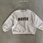 Maybe Patch Work Fleece Sweatshirts