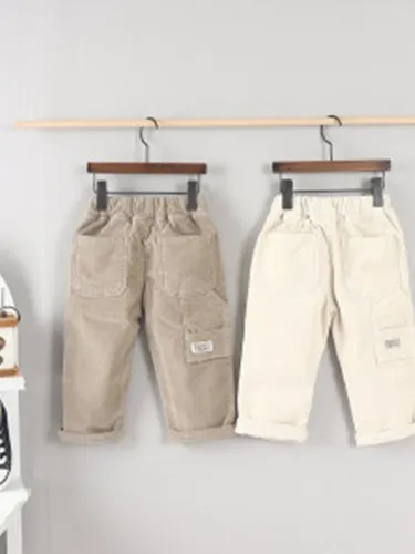 Corduroy Back Pocket Pants