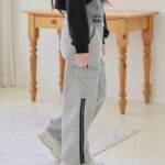 Double Line Relaxed Cargo Pants