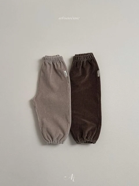 Cocoa Ribbed Jogger Pants