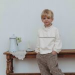 Corduroy Print Pants