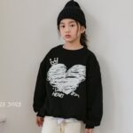 Crown Heart Brushed Sweatshirt