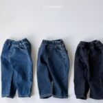 Damage Fleeced Span Denim Pants