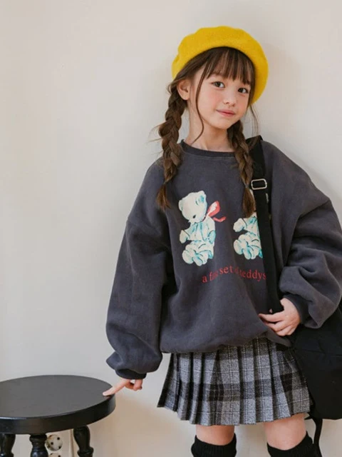 Ibbon Bear Brushed Sweatshirt