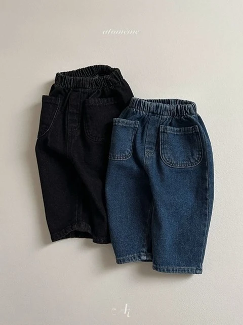 Pocket Denim Pants