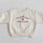 Rudolph Embroidery Sweatshirts