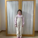 Corduroy Berry Flower Overalls