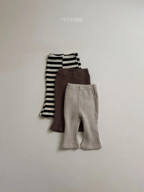 Line Ribbed Pants