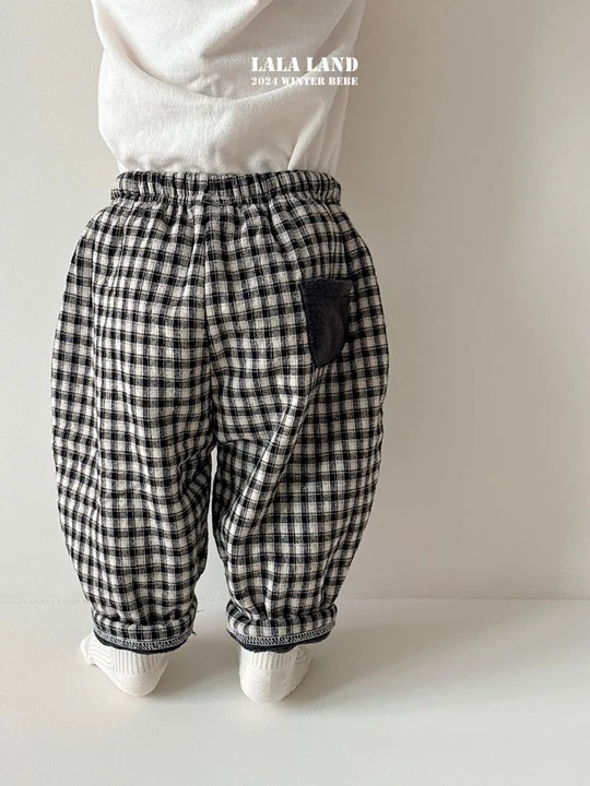 Fleece Check Pants