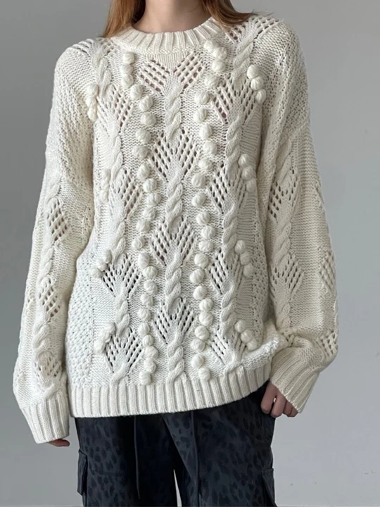 Wool Bell Knit Sweater