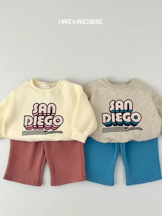 San Diego Fleece Top Bottom Set