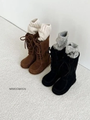 Hannah Suede Tassel Boots