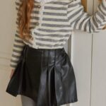 Pintuck Skirt