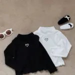 Heart Turtleneck Tee