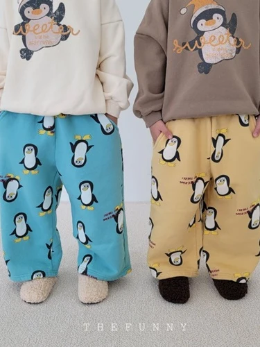 Penguin Fleece Wide Pants