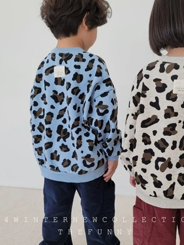 Leopard Fleece Sweatshirts