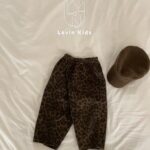 Leopard Corduroy Pants