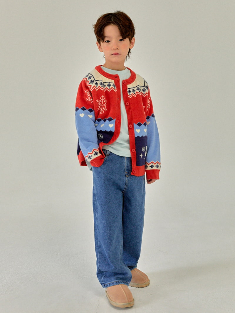 A-Market - Korean Children Fashion - #Kfashion4kids - Deer Knit Cardigan - 11