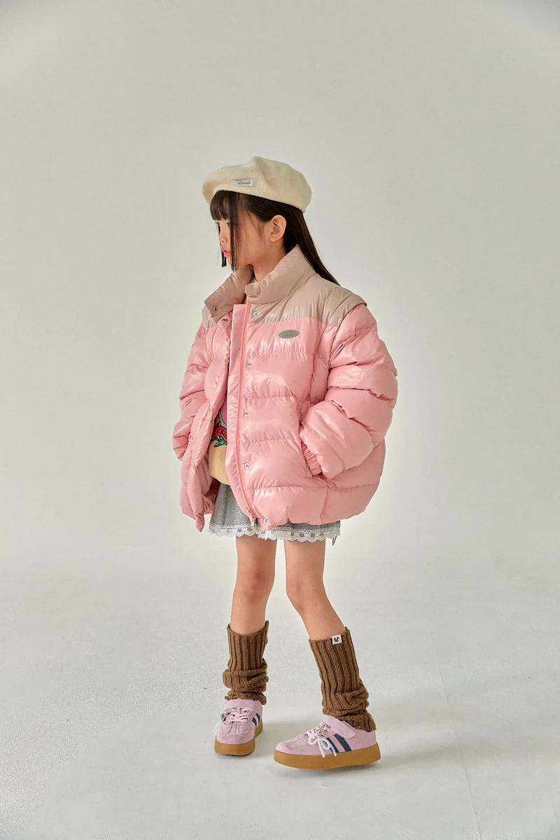 A-Market - Korean Children Fashion - #childofig - Combi Padding Jumper with Mom - 9