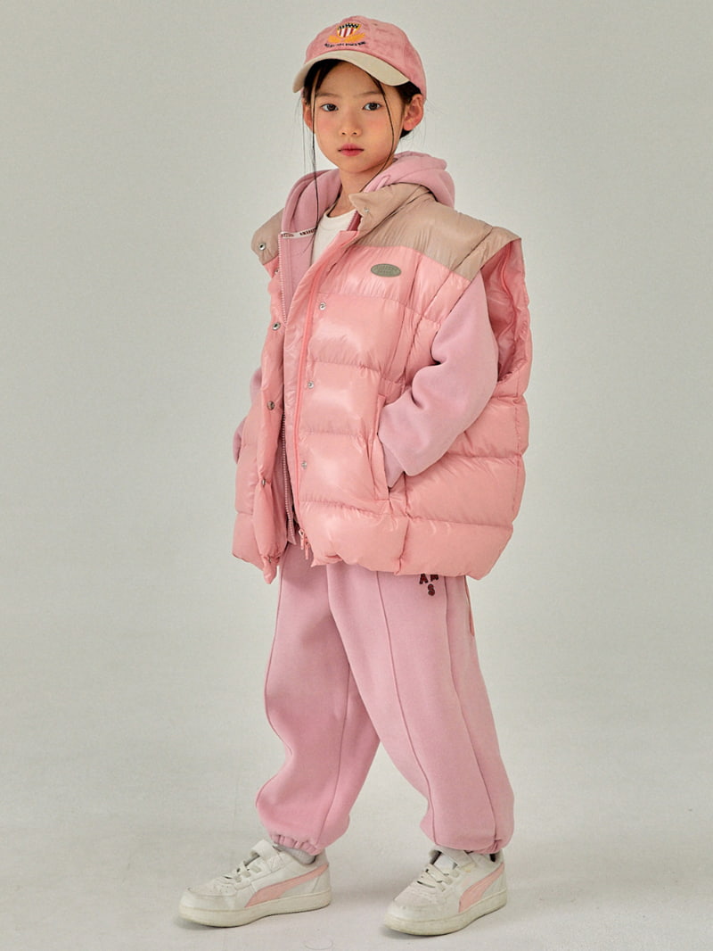 A-Market - Korean Children Fashion - #childofig - Fleece Classic Hood Zip-up Jacket - 2