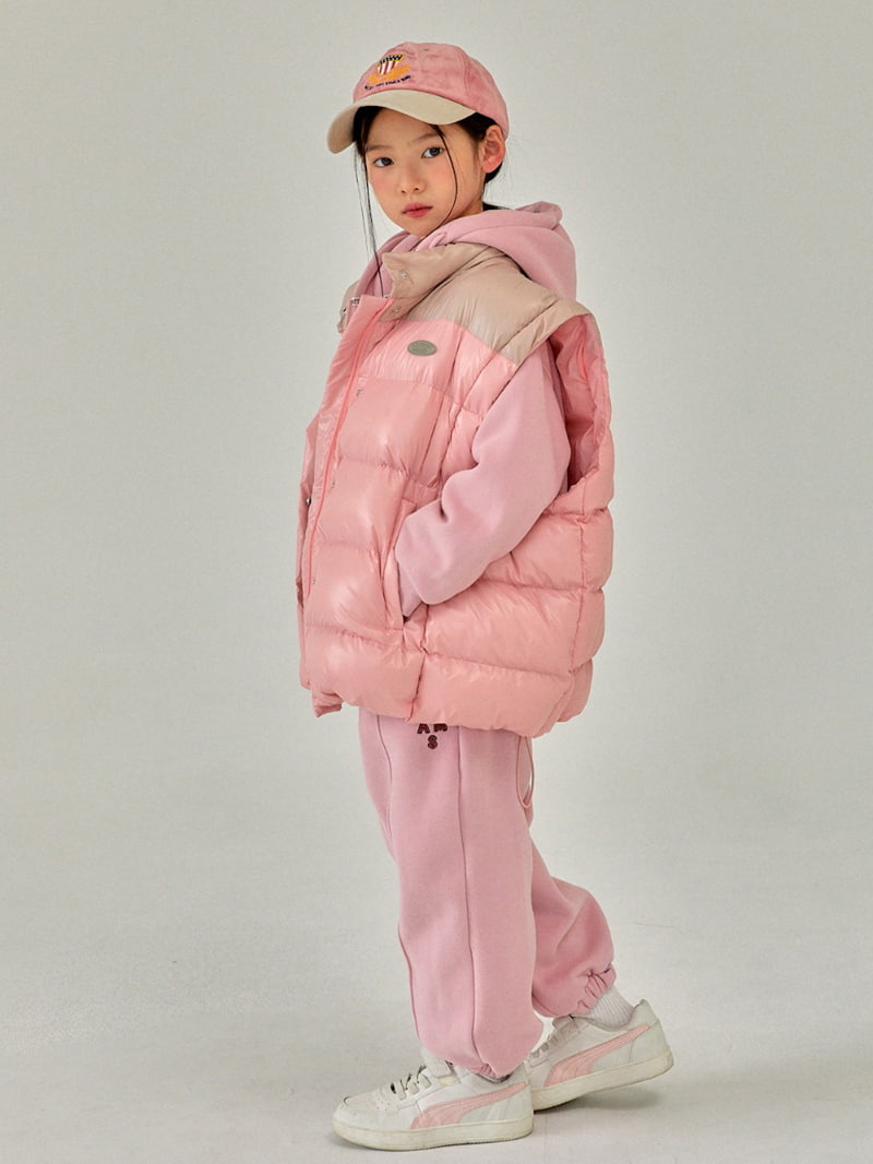 A-Market - Korean Children Fashion - #childofig - Fleece Classic Hood Zip-up Jacket - 3