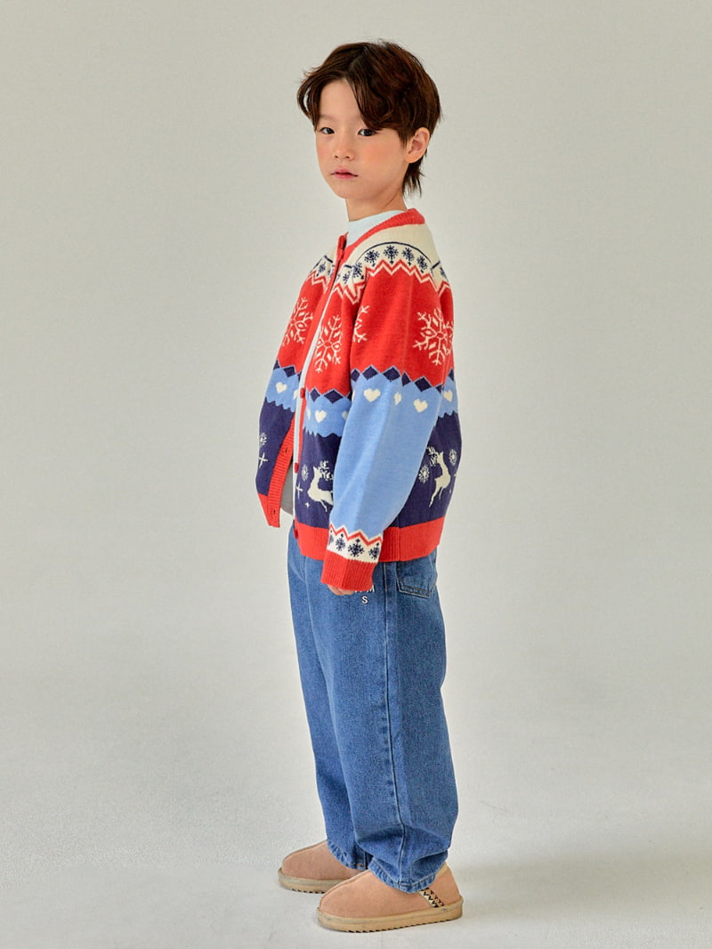 A-Market - Korean Children Fashion - #childofig - Deer Knit Cardigan - 3