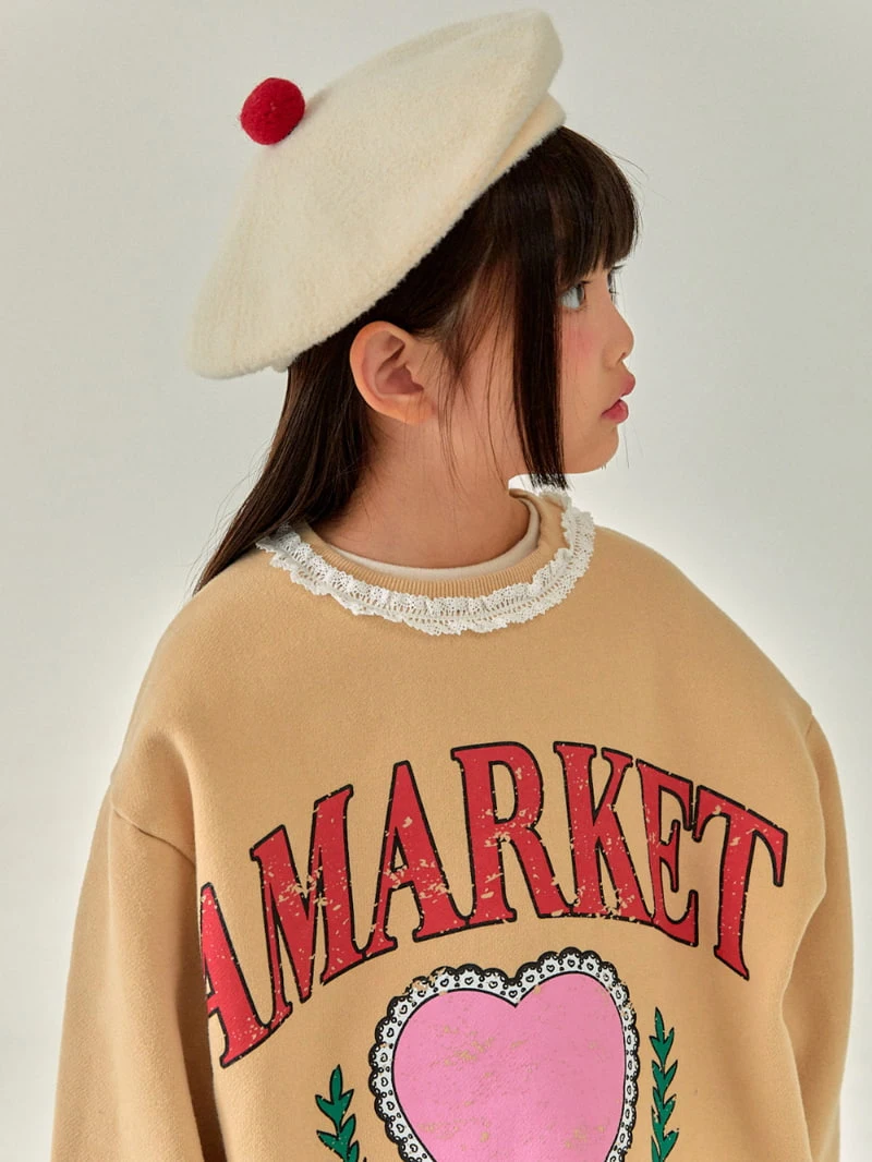 A-Market - Korean Children Fashion - #childofig - Heart Sweatshirts - 9