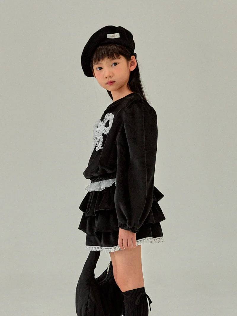 A-Market - Korean Children Fashion - #childofig - Mink Ribbon Tee - 8