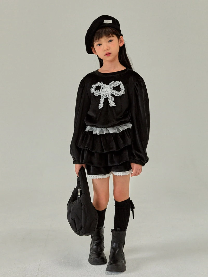 A-Market - Korean Children Fashion - #childofig - Mink Ribbon Tee - 9