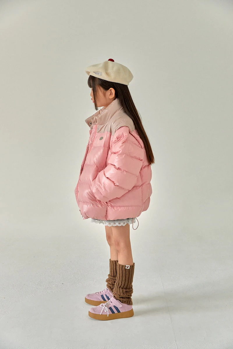 A-Market - Korean Children Fashion - #childrensboutique - Combi Padding Jumper with Mom - 10