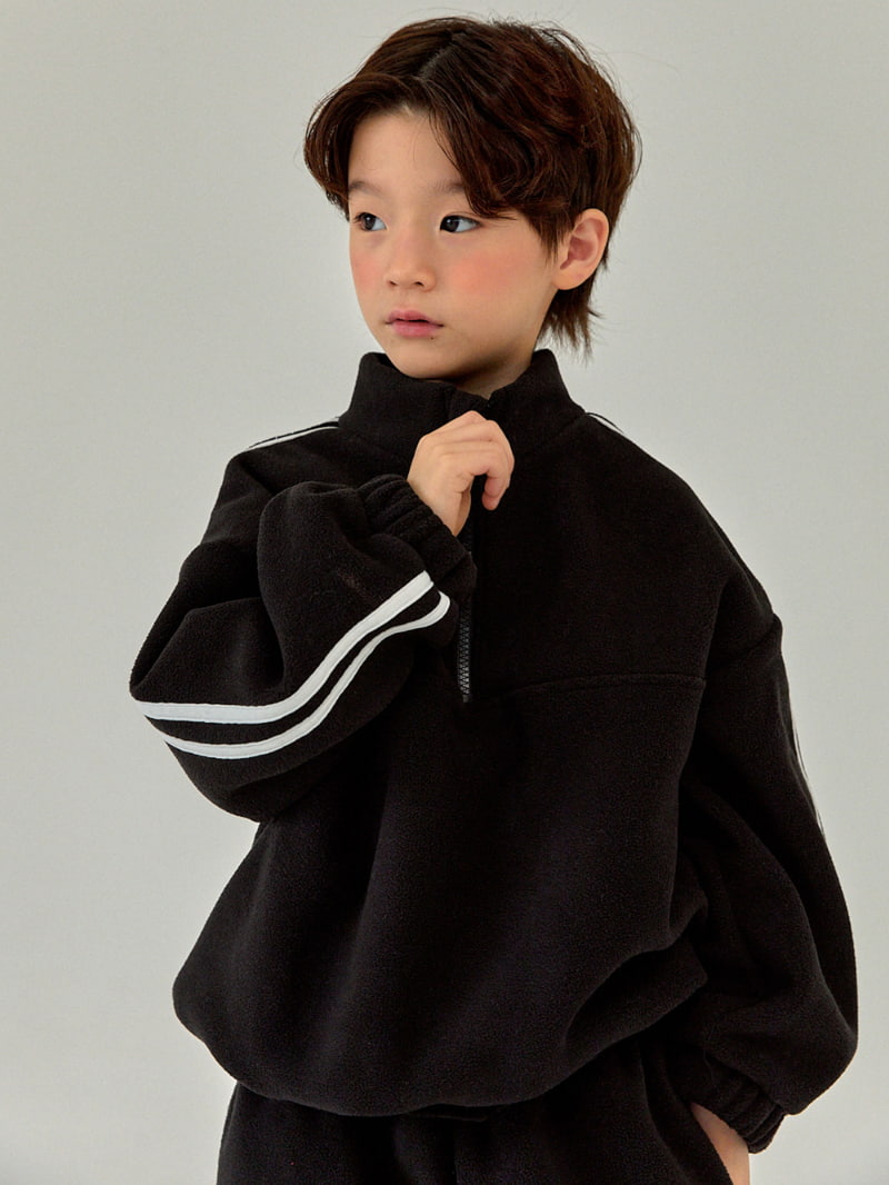 A-Market - Korean Children Fashion - #childrensboutique - Fleece Line Anorak - 8