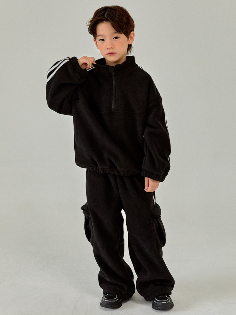 A-Market - Korean Children Fashion - #childrensboutique - Fleece Line Pants - 5