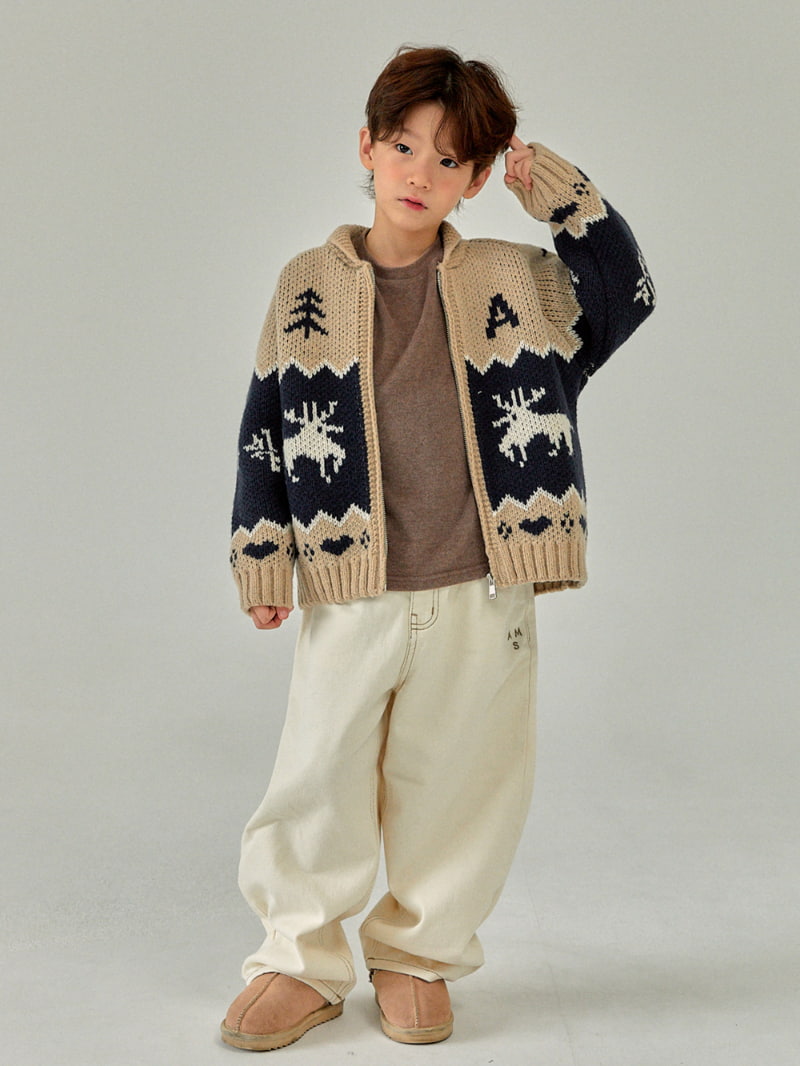 A-Market - Korean Children Fashion - #designkidswear - A Bear Knit Cardigan - 2