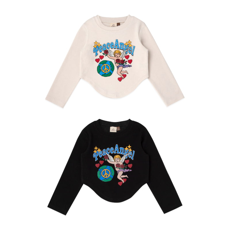 A-Market - Korean Children Fashion - #designkidswear - Angel Crop Tee