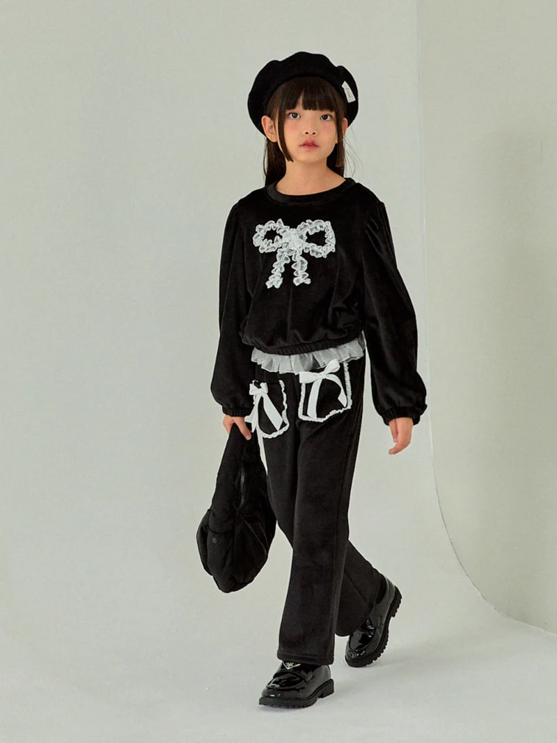 A-Market - Korean Children Fashion - #designkidswear - Mink Ribbon Tee - 11