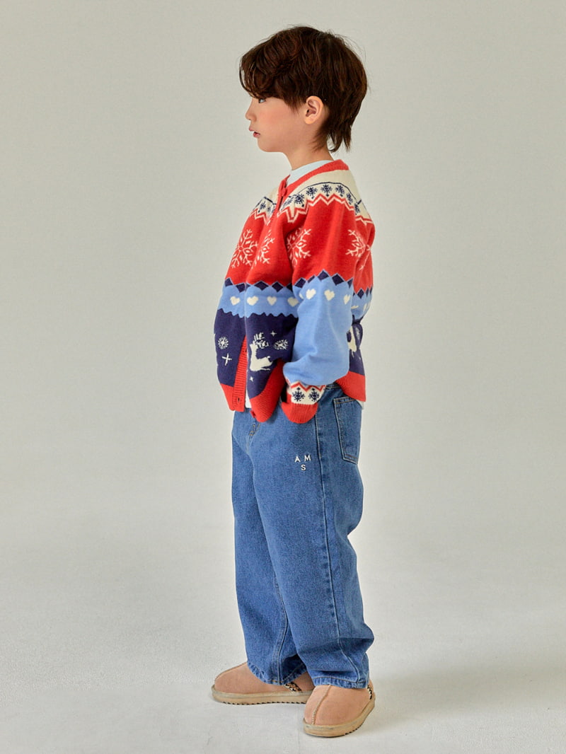 A-Market - Korean Children Fashion - #discoveringself - Deer Knit Cardigan - 6