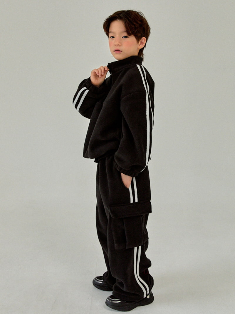 A-Market - Korean Children Fashion - #fashionkids - Fleece Line Pants - 8