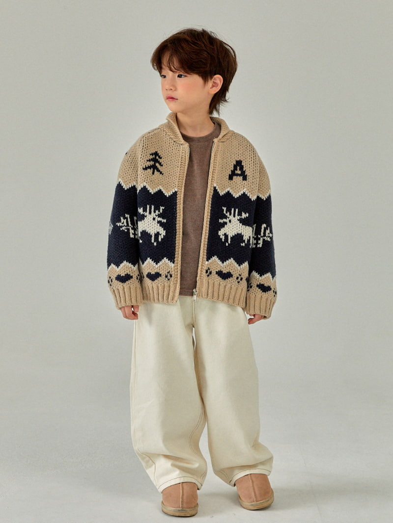 A-Market - Korean Children Fashion - #discoveringself - A Bear Knit Cardigan - 4