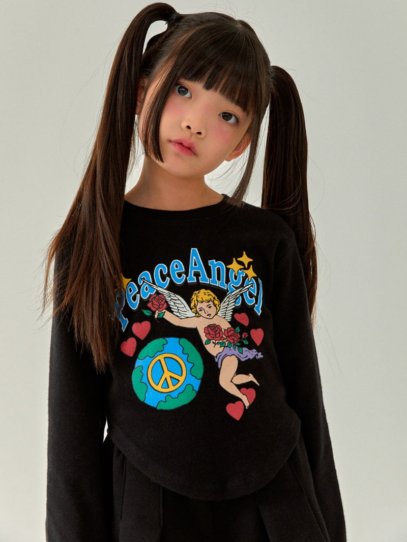 A-Market - Korean Children Fashion - #fashionkids - Angel Crop Tee - 3