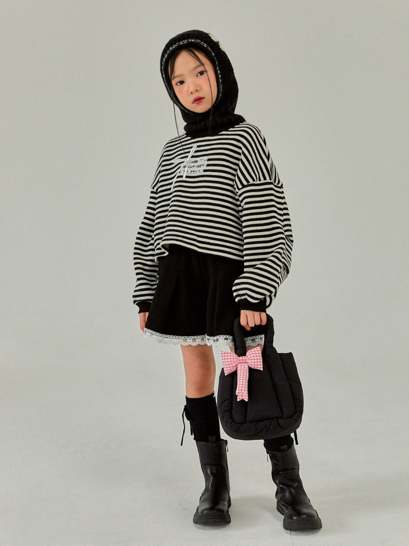 A-Market - Korean Children Fashion - #fashionkids - Check Ribbon Keyring - 7