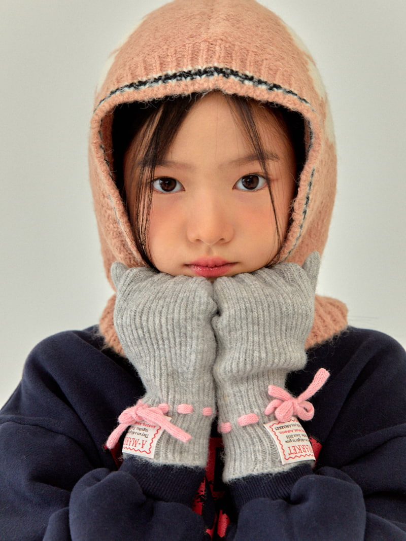 A-Market - Korean Children Fashion - #fashionkids - Ribbon Gloves - 4