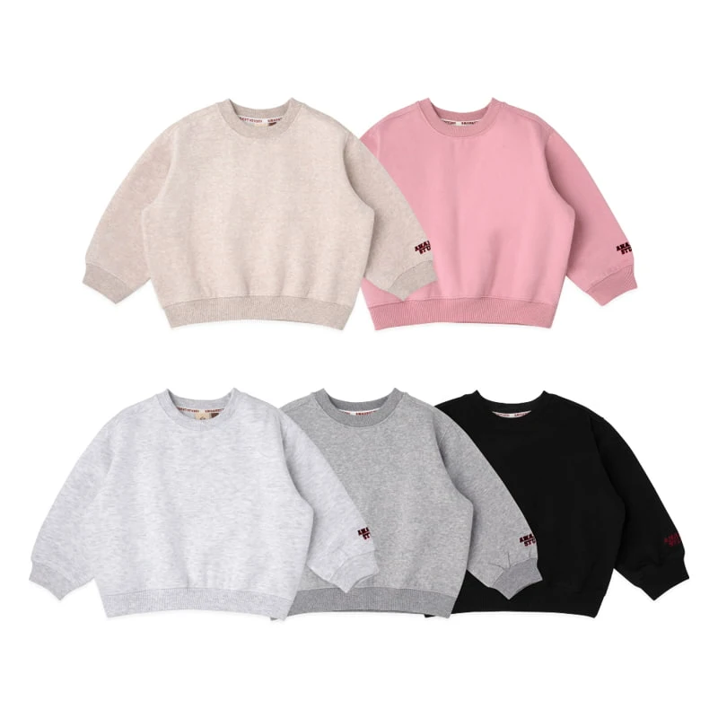 A-Market - Korean Children Fashion - #kidsstore - Fleece Classic Over Sweatshirts with Mom