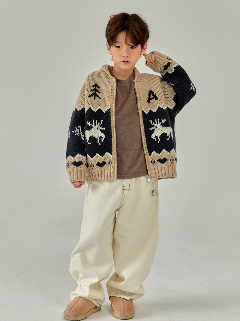 A-Market - Korean Children Fashion - #kidsstore - A Bear Knit Cardigan - 6