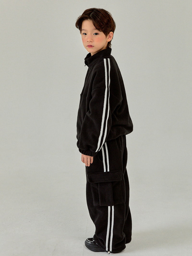 A-Market - Korean Children Fashion - #kidzfashiontrend - Fleece Line Pants - 11