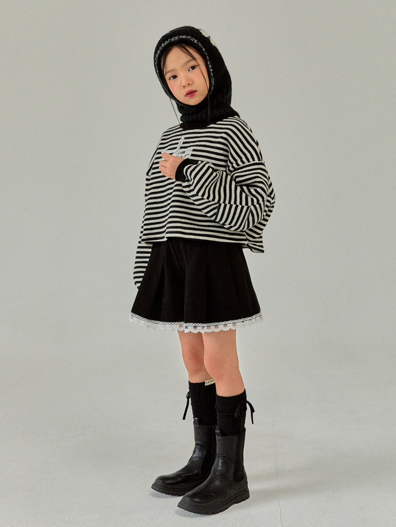 A-Market - Korean Children Fashion - #kidzfashiontrend - Macaron Stripe Sweatshirts - 5